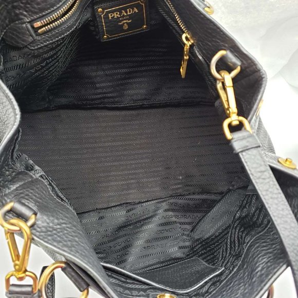 100% Authentic Prada Black Shoulder Bag - Picture 11 of 16
